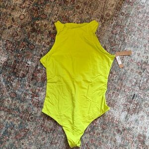 SKIMS Neon Yellow Bodysuit